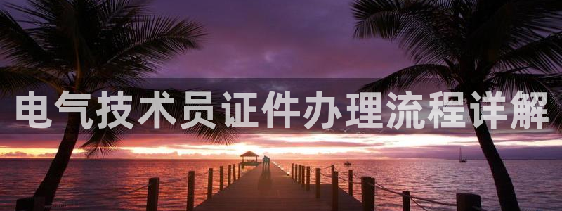 凯发网官网：电气技术员证件办理流程详解